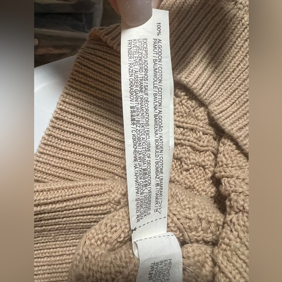 ZARA KNIT Cable Knit Sweater - S - Picture 5 of 5